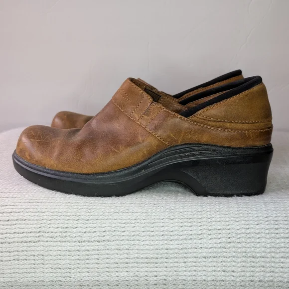 Ariat Santa Cruz Leather Clogs Brown 8.5 - Picture 1 of 9